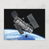 Hubble ruimtetelescoop in Earth Orbit NASA Photo Briefkaart (Voorkant)