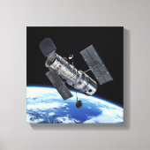 Hubble ruimtetelescoop in Earth Orbit NASA Photo Canvas Afdruk (Voorkant)