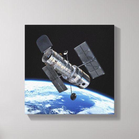 Hubble ruimtetelescoop in Earth Orbit NASA Photo Canvas Afdruk (Voorkant)