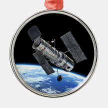 Hubble ruimtetelescoop in Earth Orbit NASA Photo