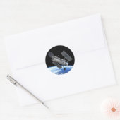 Hubble ruimtetelescoop in Earth Orbit NASA Photo Ronde Sticker (Envelop)