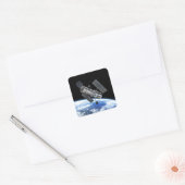 Hubble ruimtetelescoop in Earth Orbit NASA Photo Vierkante Sticker (Envelop)