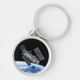 Hubble Ruimtetelescoop in een baan om de aarde NAS Sleutelhanger