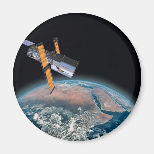 Hubble Ruimtetelescoop Ronde Sterrenkunde Magneet (Voorkant)