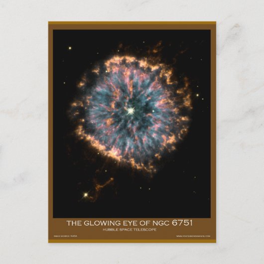 Hubble ruimtetelescoop verbluffende foto's briefkaart (Voorkant)