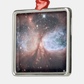 Hubble Sneeuwengel Metalen Ornament (Links)