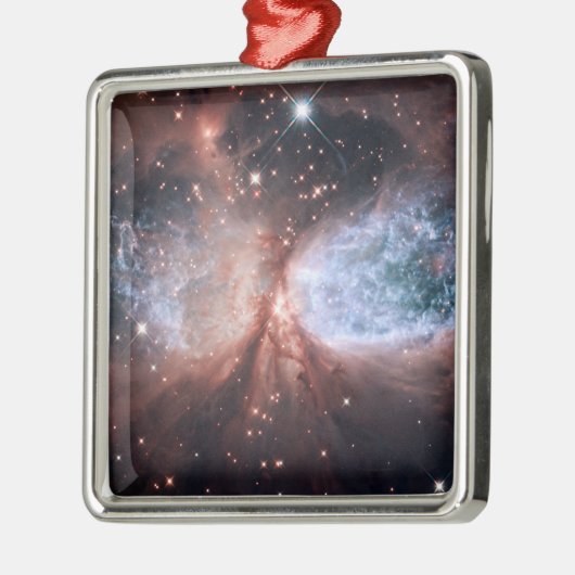 Hubble Sneeuwengel Metalen Ornament (Links)