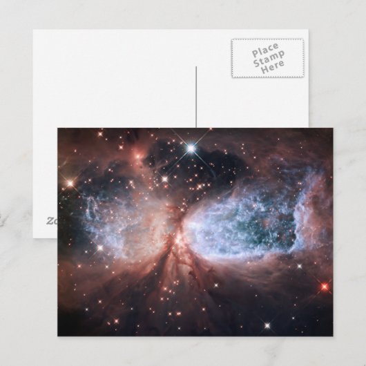 Hubble Snow Angel Briefkaart (Voorkant / Achterkant)