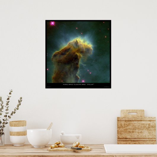 Hubble Space Telescope Afbeelding "Stellar" Poster (Keuken)