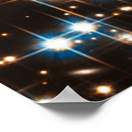 Hubble Space Telescope Afbeelding van het Global C Poster (Hoek)