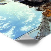 Hubble Space Telescope and astronauts Poster (Hoek)