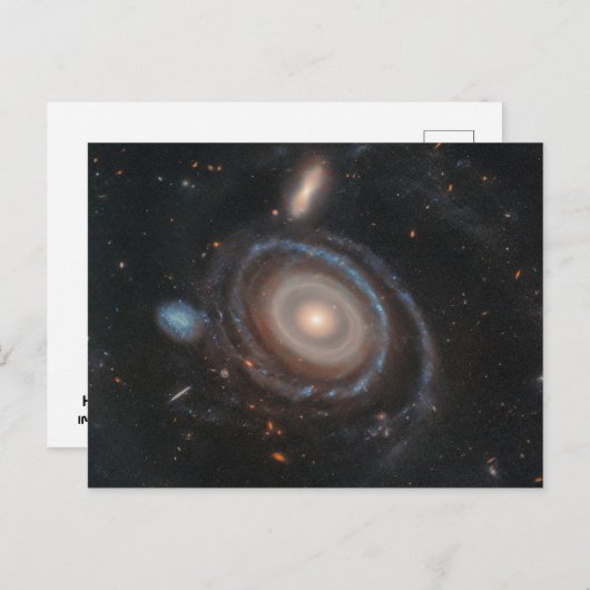 Hubble Space Telescope Bullseye Galaxy Briefkaart (Voorkant / Achterkant)