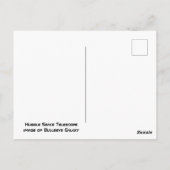Hubble Space Telescope Bullseye Galaxy Briefkaart (Achterkant)