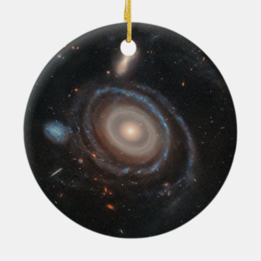Hubble Space Telescope Bullseye Galaxy Keramisch Ornament (Achterkant)