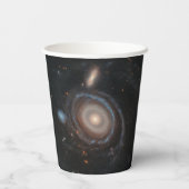 Hubble Space Telescope Bullseye Galaxy Papieren Bekers (Achterkant)