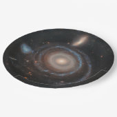 Hubble Space Telescope Bullseye Galaxy Papieren Bordje (Gekanteld)