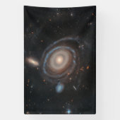 Hubble Space Telescope Bullseye Galaxy Spandoek (Verticaal)