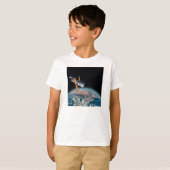 Hubble Space Telescope Dark Astronomy T-shirt (Voorkant volledig)