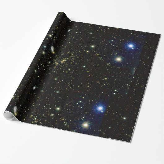 Hubble Space Telescope Deep Field Cadeaupapier (Uitgerold)