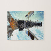 Hubble Space Telescope en astronauten Legpuzzel (Horizontaal)