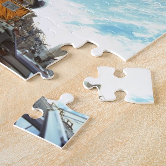 Hubble Space Telescope en astronauten Legpuzzel (Zijkant)