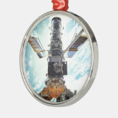 Hubble Space Telescope en astronauten Metalen Ornament (Links)