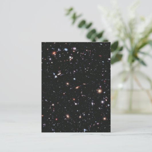Hubble Space Telescope Field of Galaxies Briefkaart (Staand voorkant)