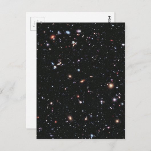Hubble Space Telescope Field of Galaxies Briefkaart (Voorkant / Achterkant)