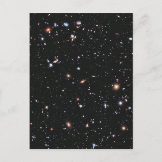 Hubble Space Telescope Field of Galaxies Briefkaart (Voorkant)