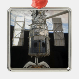 Hubble Space Telescope in Atlantis cargo bay Metalen Ornament