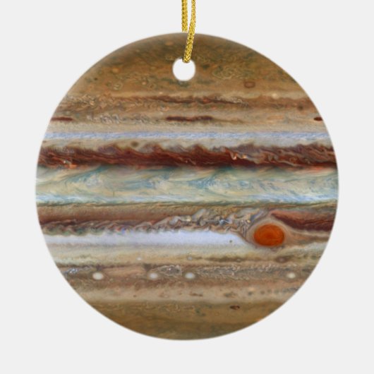 Hubble Space Telescope Jupiter Great Red Spot Keramisch Ornament (Voorkant)