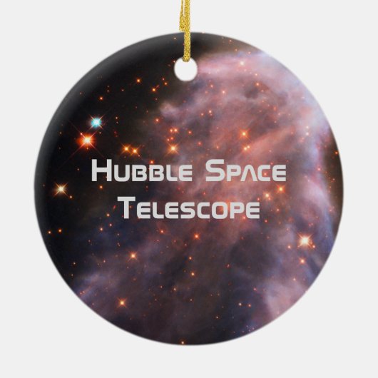 Hubble Space Telescope Keramisch Ornament (Achterkant)
