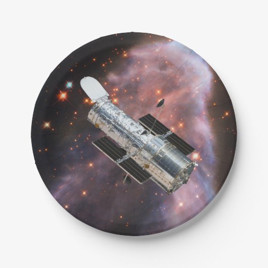 Hubble Space Telescope Papieren Bordje (Voorkant)