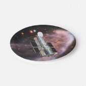 Hubble Space Telescope Papieren Bordje (Gekanteld)