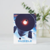 Hubble Space Telescope Poster. Briefkaart (Staand voorkant)