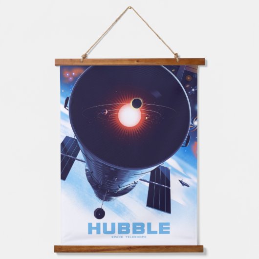 Hubble Space Telescope Poster. Hangend Wandkleed (Voorkant)