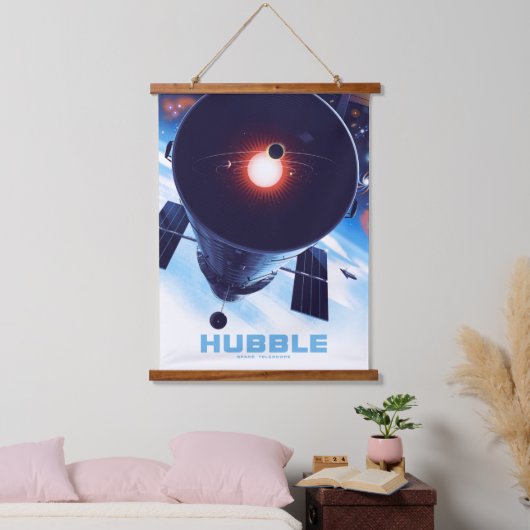 Hubble Space Telescope Poster. Hangend Wandkleed (Slaapkamer)