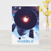 Hubble Space Telescope Poster. Kaart (Gele Bloem)