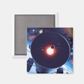 Hubble Space Telescope Poster. Magneet (Voorkant / Achterkant)