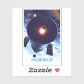 Hubble Space Telescope Poster. Sticker (Vel)