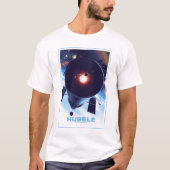 Hubble Space Telescope Poster. T-shirt (Voorkant)