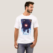 Hubble Space Telescope Poster. T-shirt (Voorkant volledig)