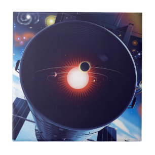 Hubble Space Telescope Poster. Tegeltje