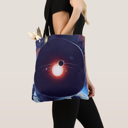 Hubble Space Telescope Poster. Tote Bag (Dichtbij)
