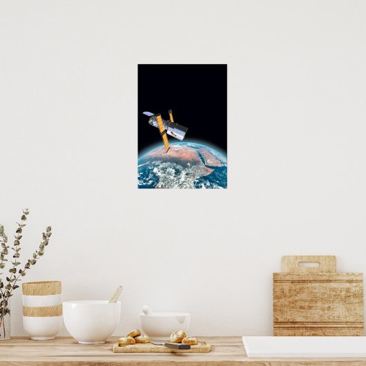 Hubble Space Telescope Small Space Poster/Print Poster (Keuken)