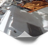 Hubble Space Telescope, vastgelegd door Columbia Poster (Hoek)