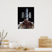 Hubble Space Telescope, vastgelegd door Columbia Poster (Keuken)