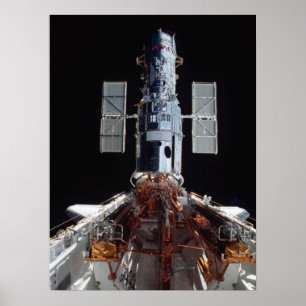 Hubble Space Telescope, vastgelegd door Columbia Poster