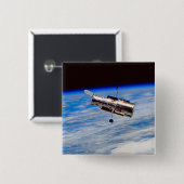 Hubble Space Telescope Vierkante Button 5,1 Cm (Voorkant /achterkant)
