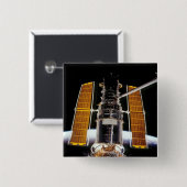 Hubble Space Telescope Vierkante Button 5,1 Cm (Voorkant /achterkant)